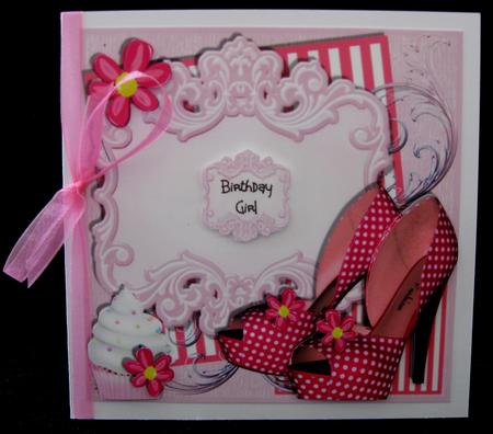 Large Fancy Panel - Pretty in Pink by Suzi Cooper