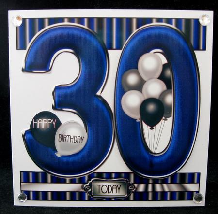 I Card Front Age 30 Male by Suzi Cooper