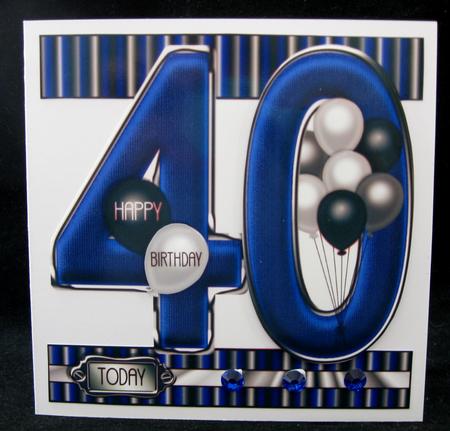 I Card Front Age 40 Male by Suzi Cooper