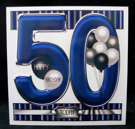 I Card Front Age 50 Male by Suzi Cooper