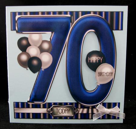 I Card Front Age 70 Male by Suzi Cooper