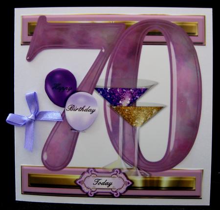 I Card Front Age 70 Female by Suzi Cooper