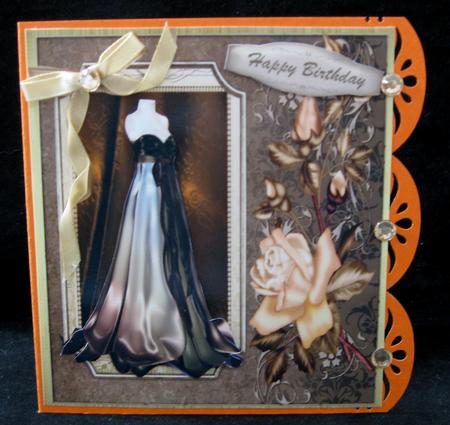 Beautiful Dress and Golden Roses  by Suzi Cooper
