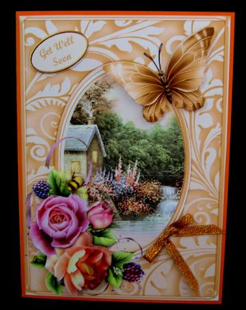English Brook Card Front by Suzi Cooper