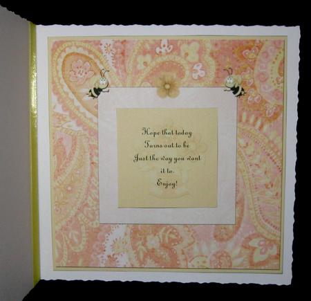 Peach Paisley with Flowers Insert by Suzi Cooper