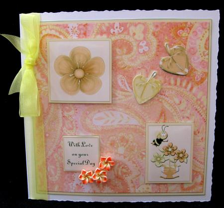 Peach Paisley with Flowers by Suzi Cooper