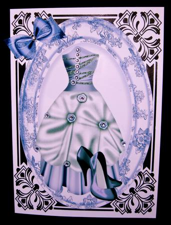Lilac Wedding Dress and Wedding Bell Toppers by Suzi Cooper