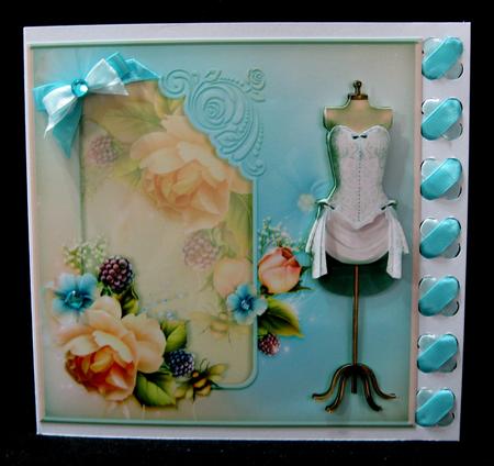 Bustier Dress and Roses 8x8 Mini Kit by Suzi Cooper