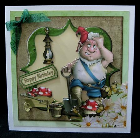 8x8 the Gardening Gnome Mini Kit by Suzi Cooper