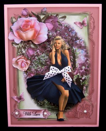 1950's Pin Up Girls Bumper Kit 8 Toppers and Decoupage by Suzi Cooper