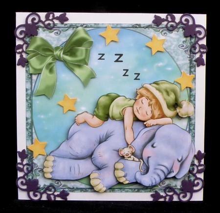 Little Boy & Friends Having a Snooze 8x8 Mini Kit by Suzi Cooper
