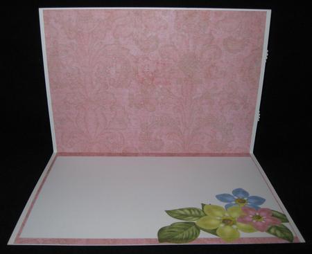 Pink Multi Fmk Fancy Square Kit Matching Folded Insert by Suzi Cooper