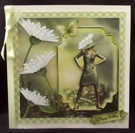 Daisy 1940's Style Card Front Kit by Suzi Cooper