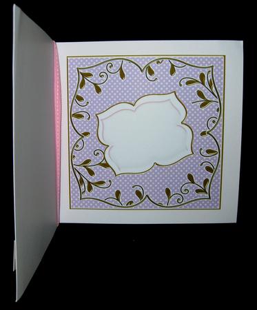 Lilac Dotty Fancy 6in & 5in Insert Panel Sheet by Suzi Cooper