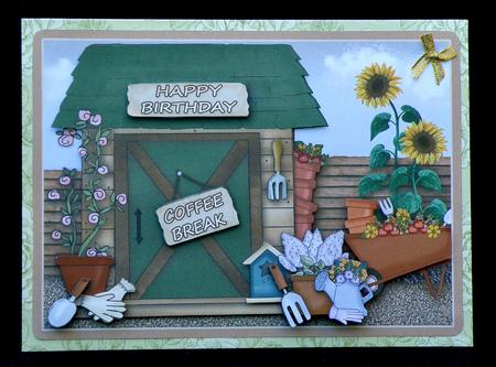 Gone for Tea Gardening A4 Kit by Suzi Cooper