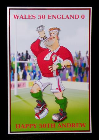 Rugby Dude Wales Kit. by Suzi Cooper