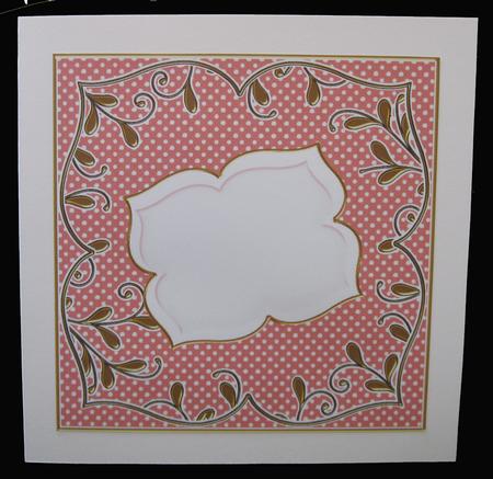 Dred Dotty Fancy 7in x 7in Square Insert Panel Sheet by Suzi Cooper