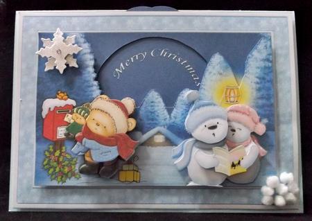 Christmas Eve in a Spin Animated Card Kit by Suzi Cooper