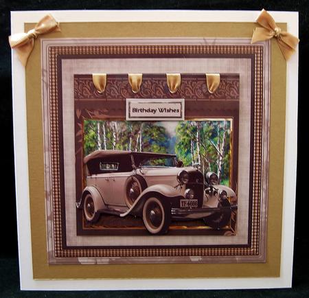 Drive Out to the Countryside 8x8 Card by Suzi Cooper
