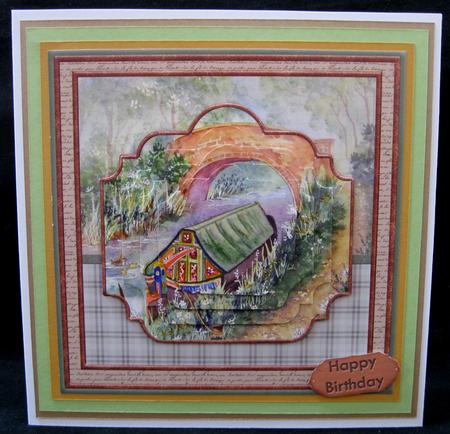 Canal Barge 8x8 Mini Kit with Pyramage by Suzi Cooper