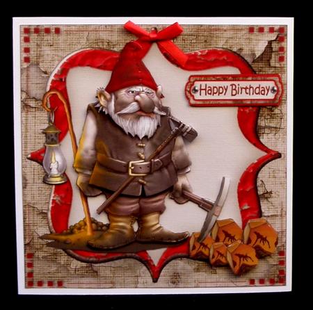 8x8 Miner Gnome Mini Kit by Suzi Cooper