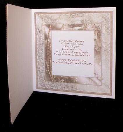 Anniversary Wishes Insert by Suzi Cooper