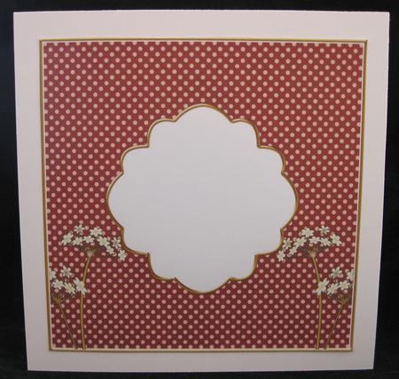 Sunrise Dotty Time Flower 7in x 7in Square Insert Panel by Suzi Cooper