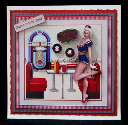The Jukebox Jive 8x8ins Mini Kit by Suzi Cooper