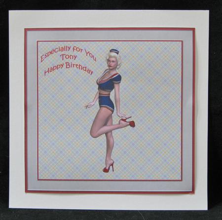 Jukebox Jive 8x8ins Insert 1 by Suzi Cooper