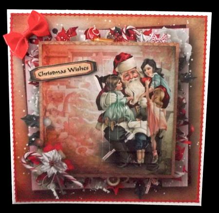 Children with Santa by Suzi Cooper
