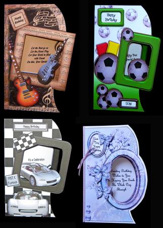 His & Hers - Shaped Topper, Insert & Decoupage Bumper Kit by Suzi Cooper