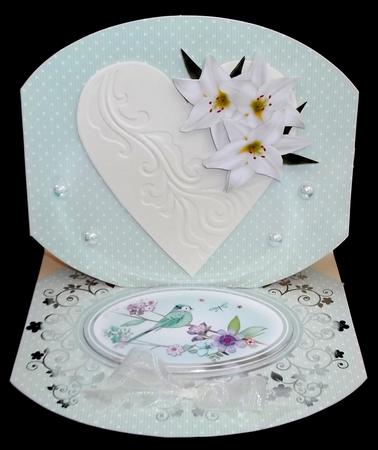 3D Pastel Lilies by Suzi Cooper