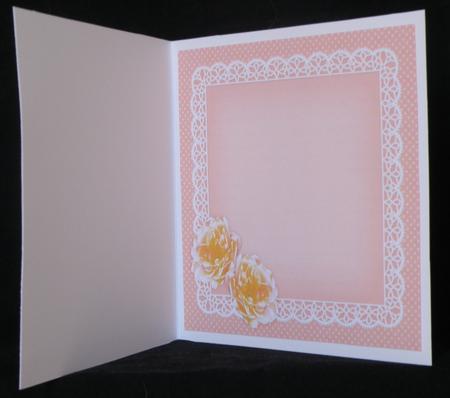 8 x 8 Flowers Butterflies & Lace Matching Insert Panel by Suzi Cooper