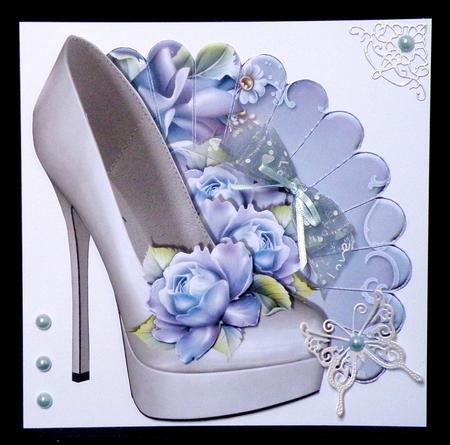 Fan & Shoe Shaped Topper - Perfect Pastels by Suzi Cooper