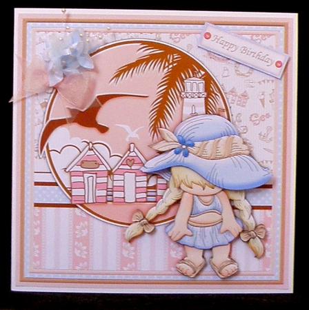 Beach Babe 8x8 Mini Kit & Decoupage by Suzi Cooper