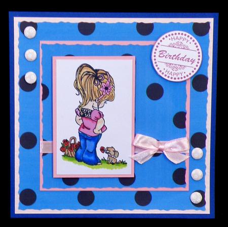 Black Polka Dots on Cyan by Suzi Cooper