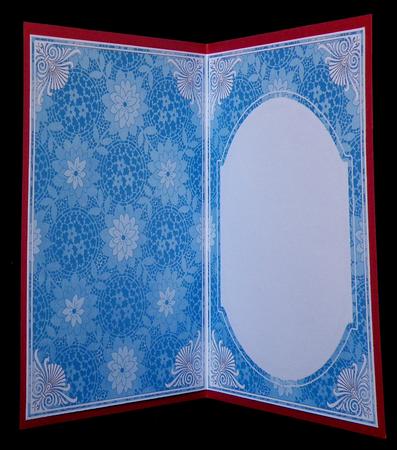 Dteal Lace Flower Fashion Base 7x5in Folded Insert by Suzi Cooper