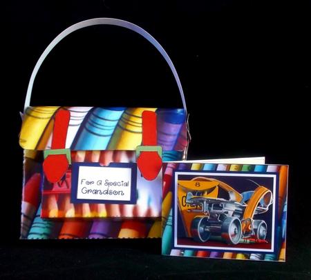 Satchel - Crayons by Suzi Cooper