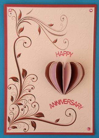 3D Heart and Card Front by Suzi Cooper