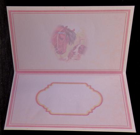 Insert for Special Friends Vintage Horse & Dog Sheet by Suzi Cooper
