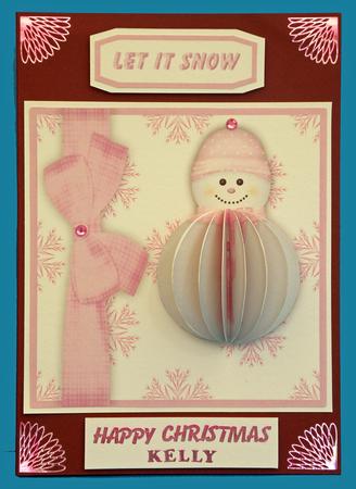 3D Snowlady and Card Front by Suzi Cooper