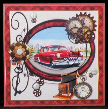 1950's Vintage Car Pyramid by Suzi Cooper