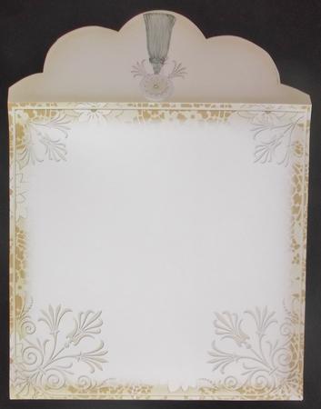 Olive Ornate 7x7inch Easy Assemble Envelope Mini Kit by Suzi Cooper