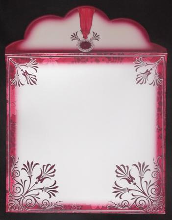 Hot Pink Ornate 7x7inch Easy Assemble Envelope Mini Kit by Suzi Cooper