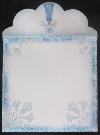 Teal Ornate 7x7inch Easy Assemble Envelope Mini Kit by Suzi Cooper
