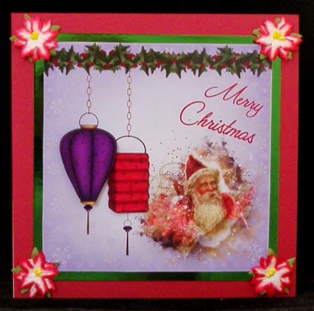 Lanterns and Santa by Suzi Cooper