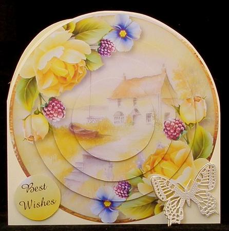 Seaside Cottage Circular Topper Pyramid Mini Kit by Suzi Cooper