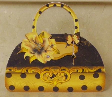 Fashion Yellow Lily Lady Bag by Suzi Cooper