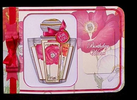 Poppy Red Matching Floral Perfume Mixed Sentiment Cards by Suzi Cooper