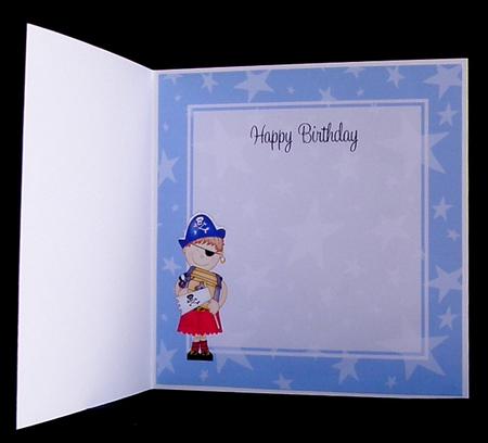 Pirate Joze 8 x 8 Insert Panel by Suzi Cooper